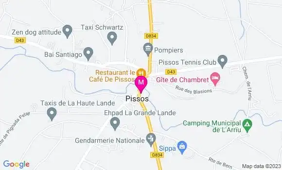 Localisation Pizzeria Pizz
