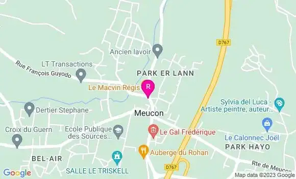 Localisation Crêperie Les Trois Sources