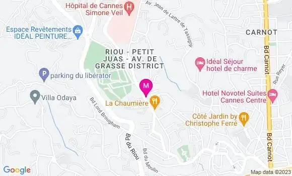 Localisation Restaurant  Au Fou de la Reine
