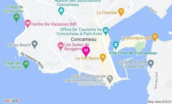 Localisation Restaurant  Au Coin du Barre