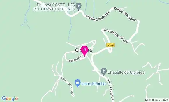 Localisation Pizzeria Cippus Pizza