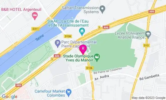 Localisation Café du Stade