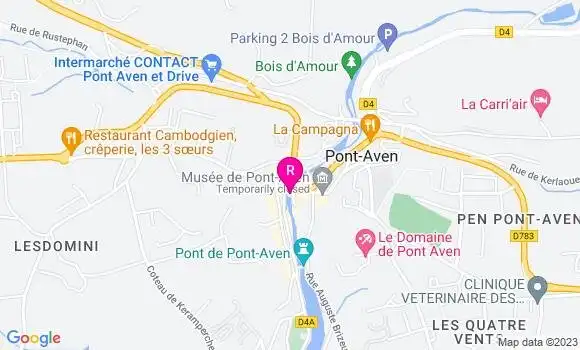 Localisation Restaurant  Sur le Pont