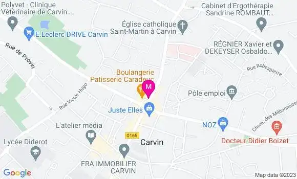 Localisation Café Le Bellevue