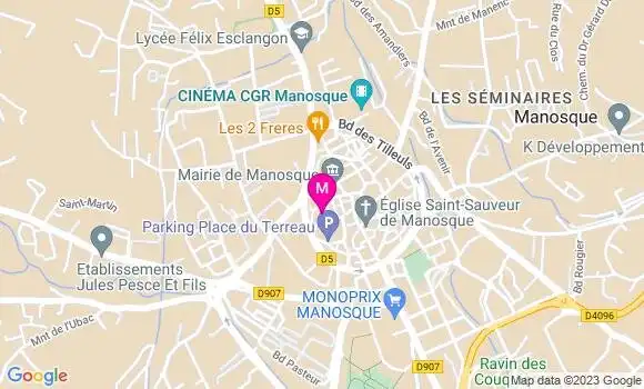 Localisation Restaurant  Le Cassandra