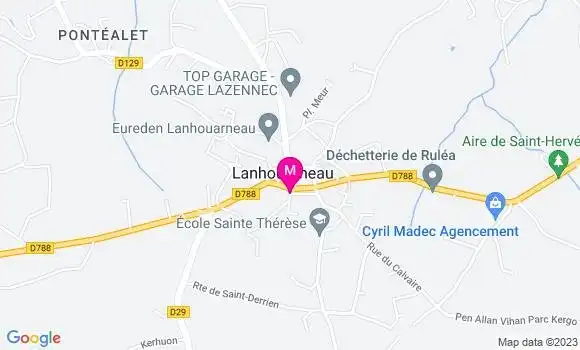 Localisation Restaurant  Calvez Jean Marc