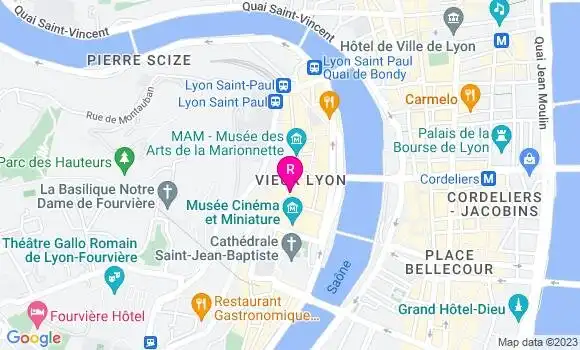 Localisation Restaurant  Le Petit Bouchon de la Place