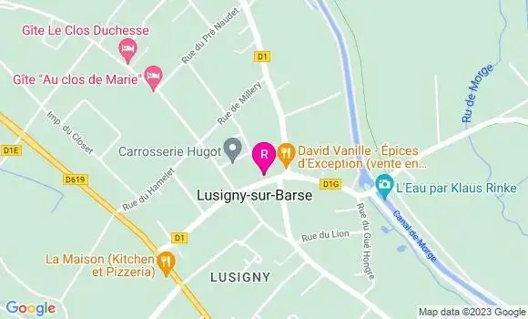 Localisation Restaurant  Le Petit Champenois