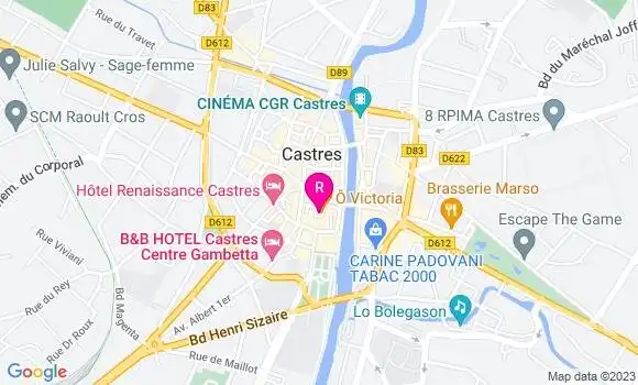 Localisation Restaurant  O Victoria