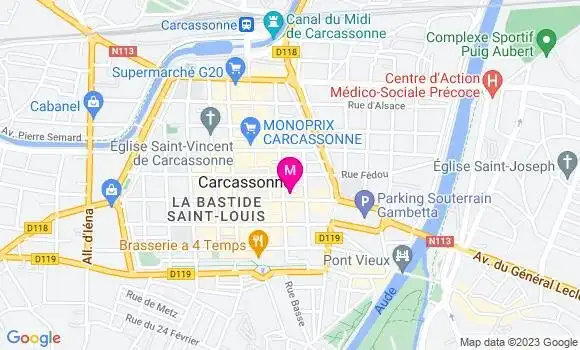 Localisation Restaurant Gastronomique Robert Rodriguez