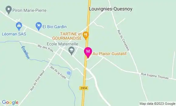 Localisation Restaurant  Au Plaisir Gustatif