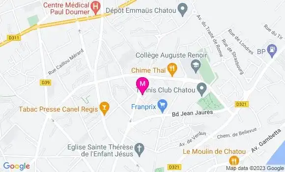 Localisation Restaurant  Le Maupassant