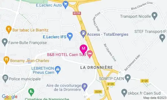 Localisation Restaurant Grill Capucine