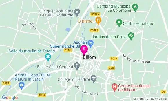Localisation Restaurant Bar Le Cyrano