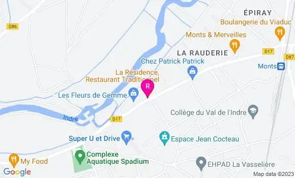 Localisation Restaurant  La Résidence