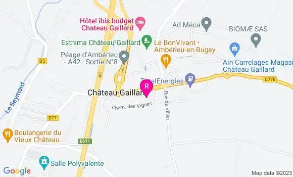Localisation Restaurant la Villa L
