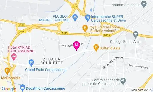 Localisation Restaurant  L