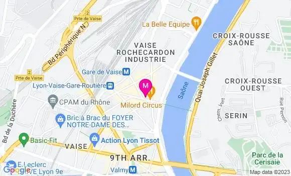 Localisation Restaurant Grill Aux Trois Gouttes