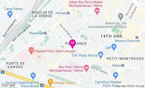 Localisation Brasserie N et C