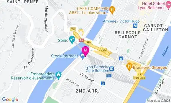 Localisation Restaurant Bar La Tornade Blonde