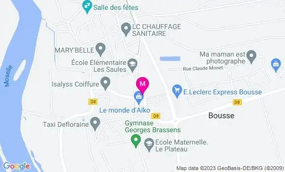 Localisation Bistrot Au Sans Souci