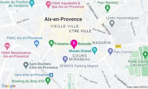 Localisation Café Caumont