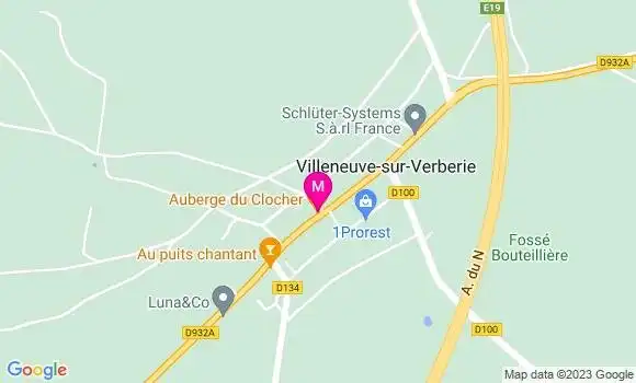 Localisation Auberge du Clocher