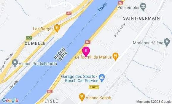 Localisation Restaurant  Chez Norbert et Philippe