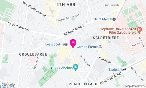 Localisation Restaurant Bar Le Relax