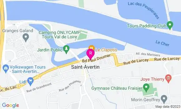 Localisation Restaurant  Le Clapotis