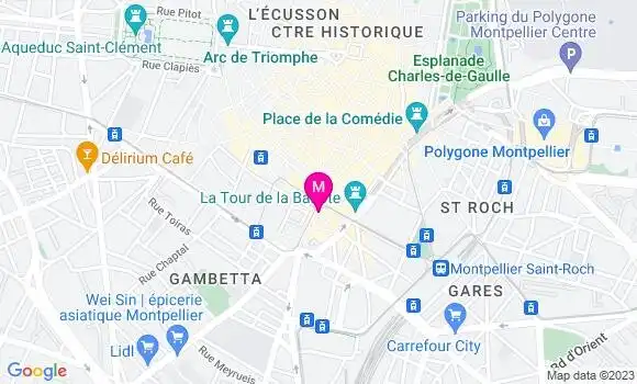 Localisation Restaurant Italien La Trattoria