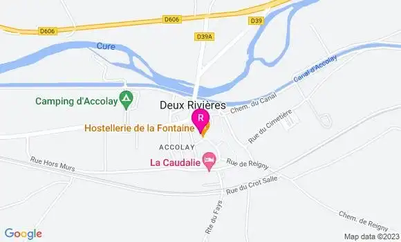 Localisation Restaurant  Hostellerie de la Fontaine