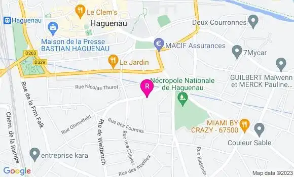 Localisation Restaurant  Freund