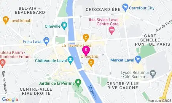 Localisation Crêperie La Cigale
