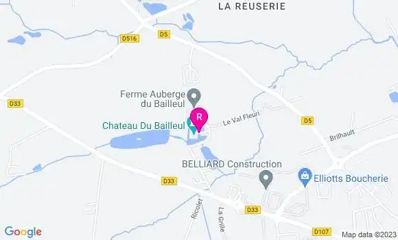 Localisation Ferme Auberge du Bailleul