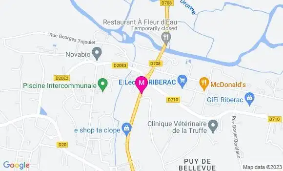 Localisation Café Le Marigny