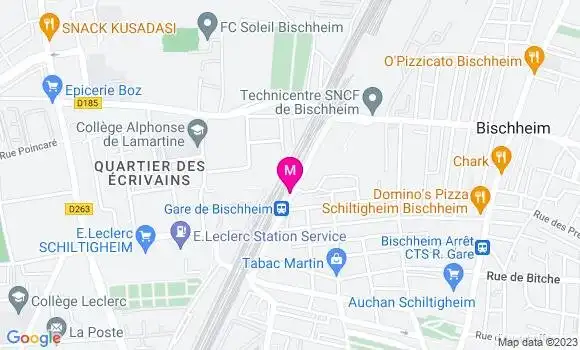 Localisation Restaurant  Au Chemin de Fer