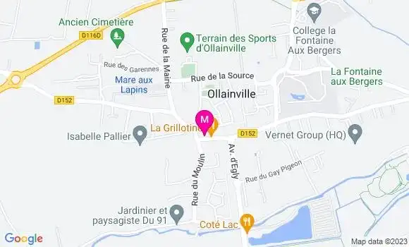 Localisation Restaurant Bar La Paysanne