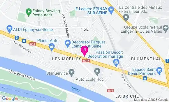 Localisation Restaurant  World Burger