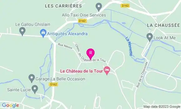 Localisation Restaurant  Le Château de la Tour