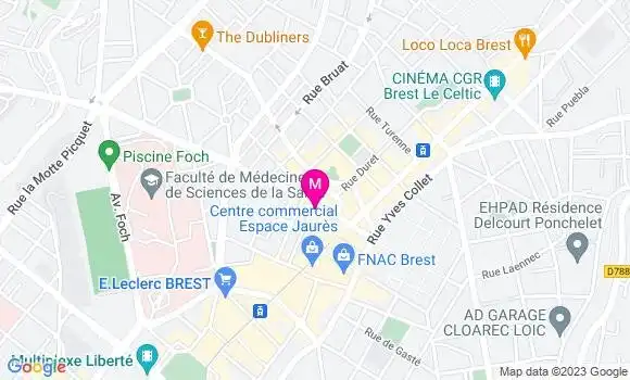 Localisation Restaurant Bar Le Comix
