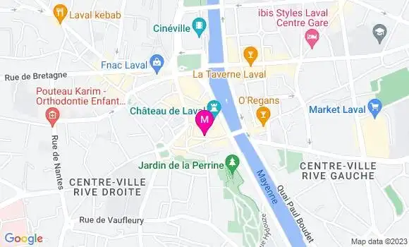 Localisation Restaurant  Le Jardin de Babylone