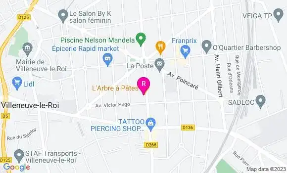 Localisation Restaurant Italien L