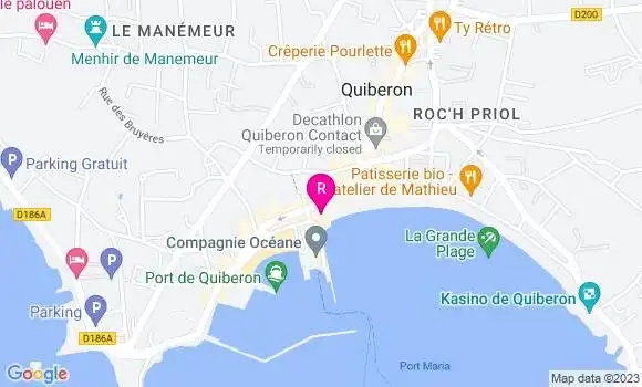 Localisation Restaurant  Le Corsaire