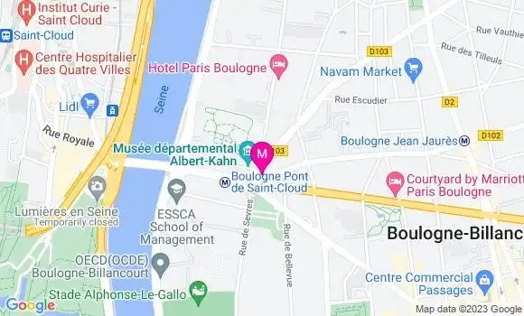 Localisation Brasserie Jean Baptiste