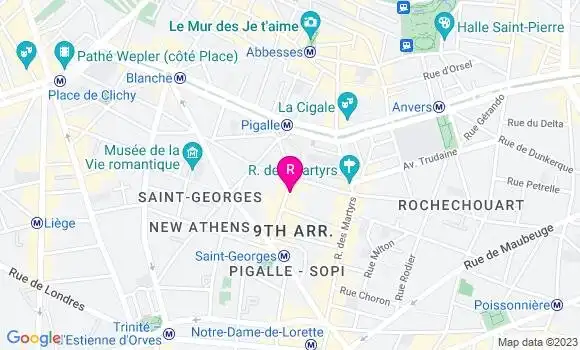 Localisation Restaurant  Buvette