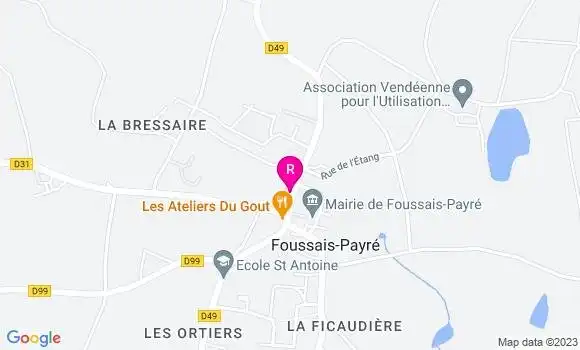 Localisation Auberge Sainte Catherine