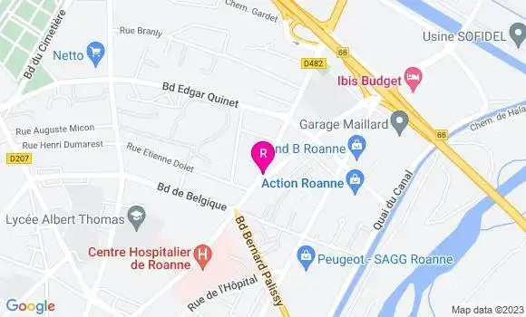 Localisation Restaurant Bar La Terrasse