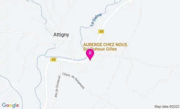 Localisation Auberge Chez Nous