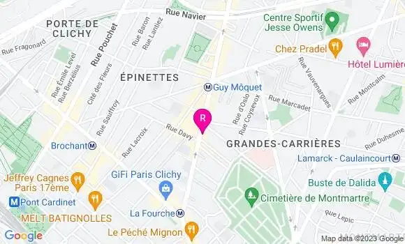 Localisation Restaurant  Abel Montmartre